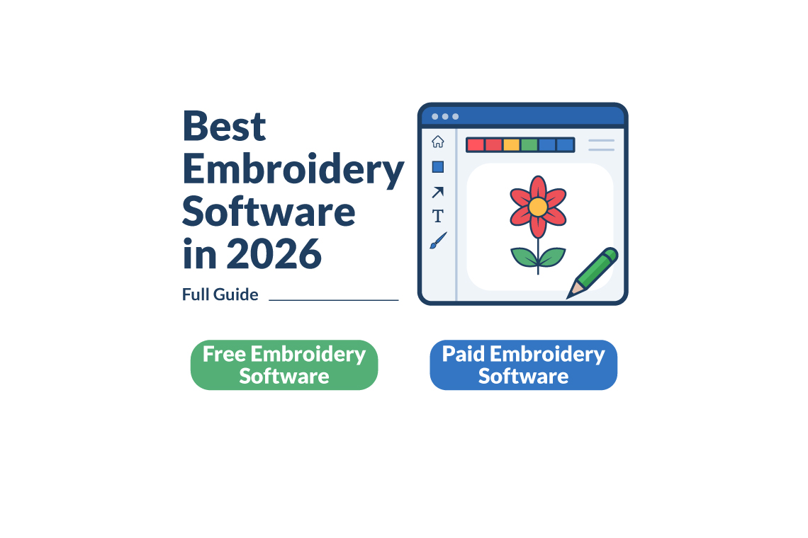 Best Free and Paid Embroidery Software