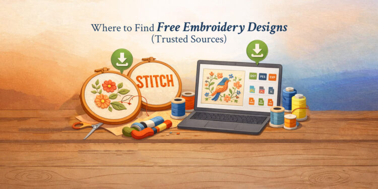 Where to Find Free Embroidery Designs Trusted Sources