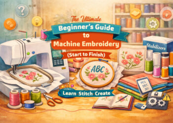 The Ultimate Beginner’s Guide to Machine Embroidery (Start to Finish)