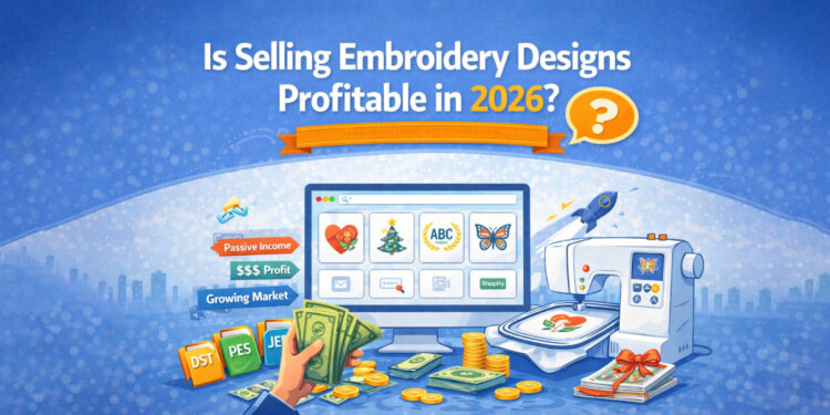 Is Selling Embroidery Designs Profitable in 2026 ?