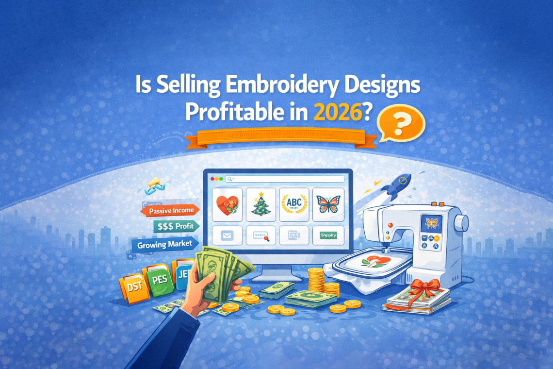 Is Selling Embroidery Designs Profitable in 2026 ?