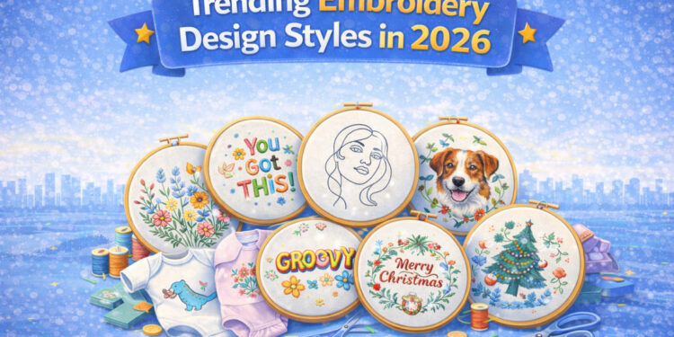 Trending Embroidery Design Styles in 2026