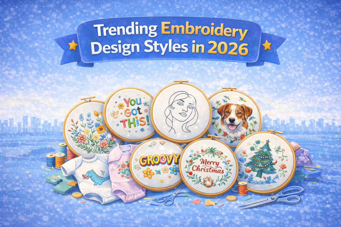 Trending Embroidery Design Styles in 2026
